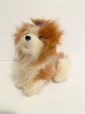 Shih Tzu Purple Bow 8" Fur Real Friends Plush Dog Electronic Pet Stuffed Animal